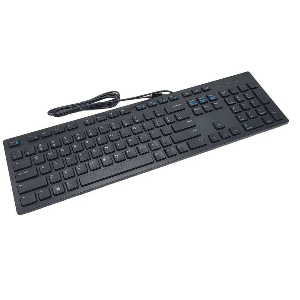 Dell Multimedia Keyboard-KB216 US International QWERTY Black New In Box